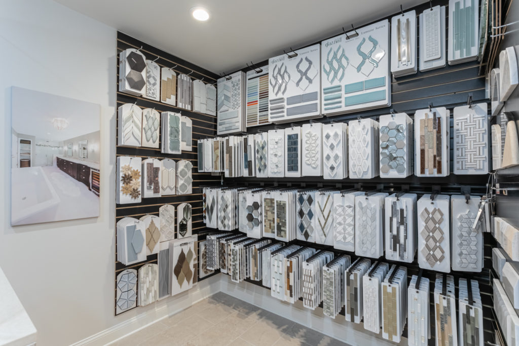 Amiano and son showroom tile options